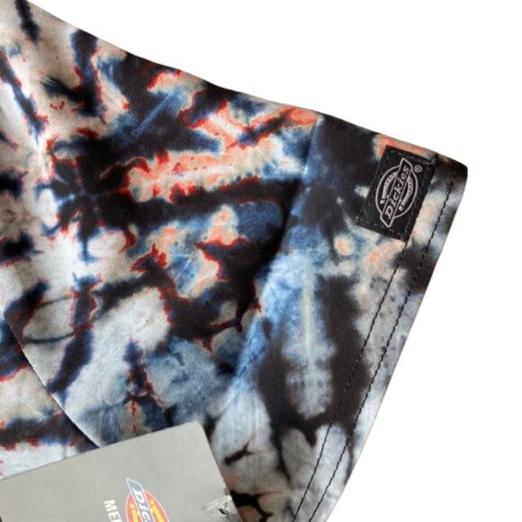 Dickies Print V-Neck Scrub Top Women's Small S Organic Tie Dye DK876 NWT - Picture 4 of 5